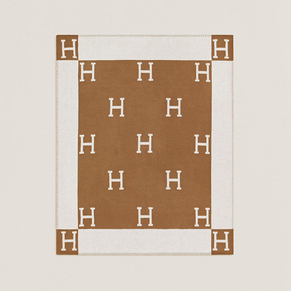 Plaid Hermès Avalon Laine et Cachemire